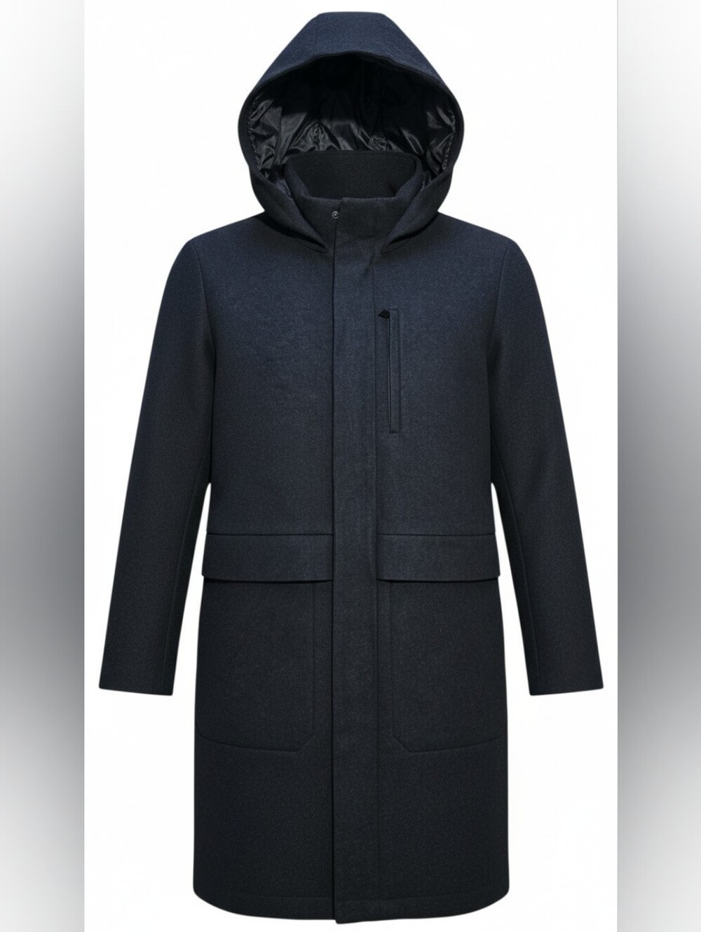 Calvin Klein Men's Hooded Trench Coat